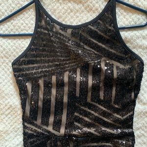 One piece sequin pantsuit